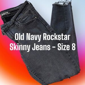 Old Navy Rockstar Black Skinny Jeans